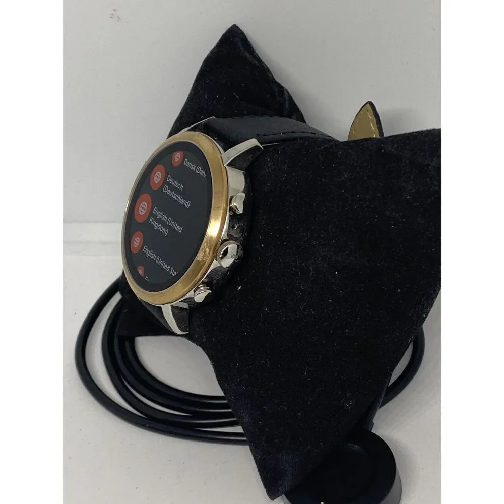Fossil Gen 4 Authentic Digital Dial Smart Watch Custom Band FTW6016 AB159